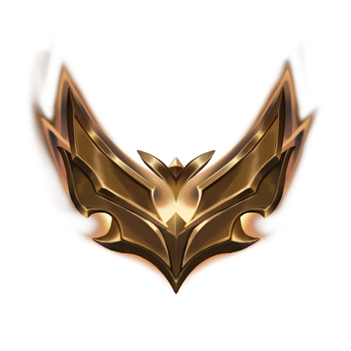 Gold rank emblem